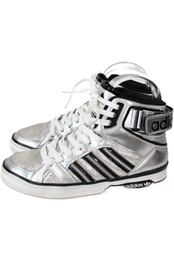 Adidas - Silver High Tops