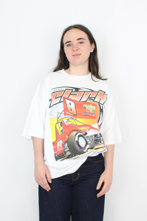 Jerzees - Vintage Bobby Clark Racing Tee