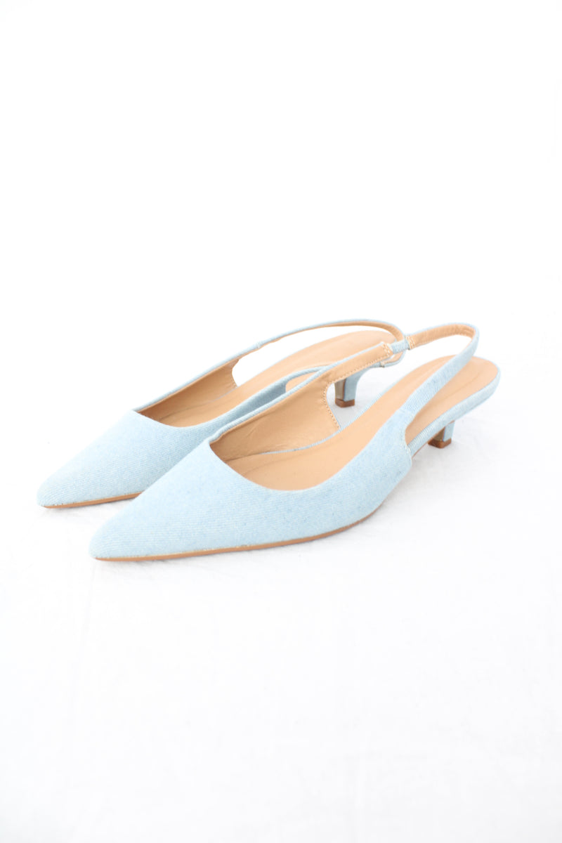 Billini - Denim Kitten Heels