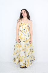 Aje - Botanica Cross Back Midi Dress