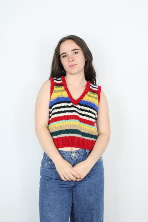 Biddy Knit - Chunky Striped Vest