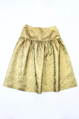 Sass & Bide - Gold Foil Skirt