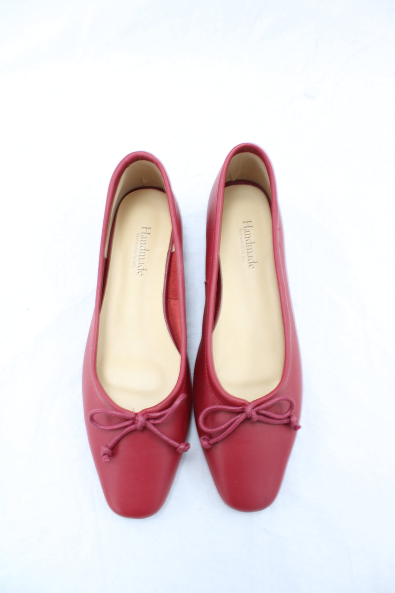 Handmade - Red Ballet Flats