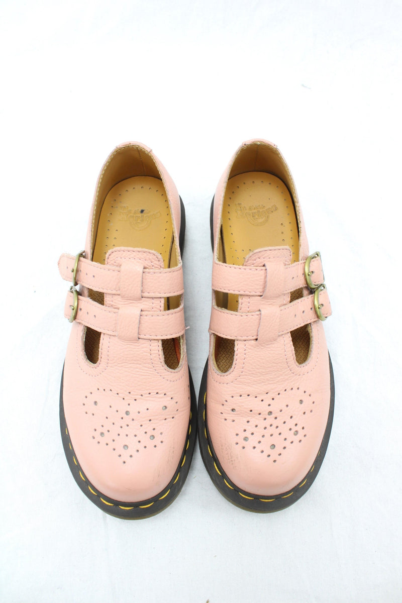 Doc Martens - 8065 Pink Leather Mary Janes