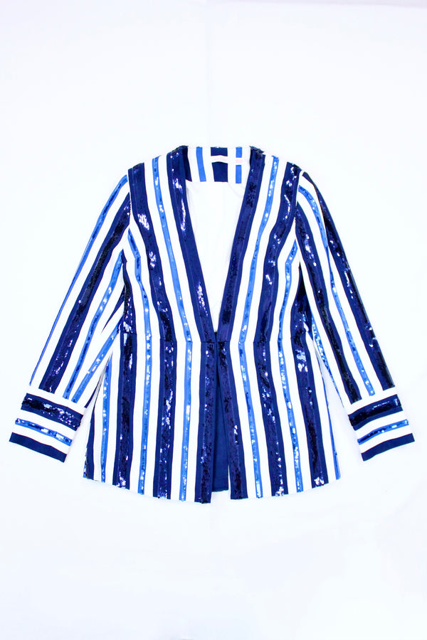 Sass & Bide - Sequin Stripe Blazer