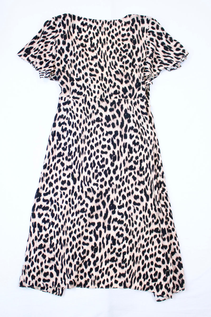 Forever New Curve - Leopard Wrap Dress
