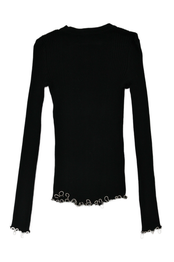 Alexander Wang - Beaded Hem Rib Knit