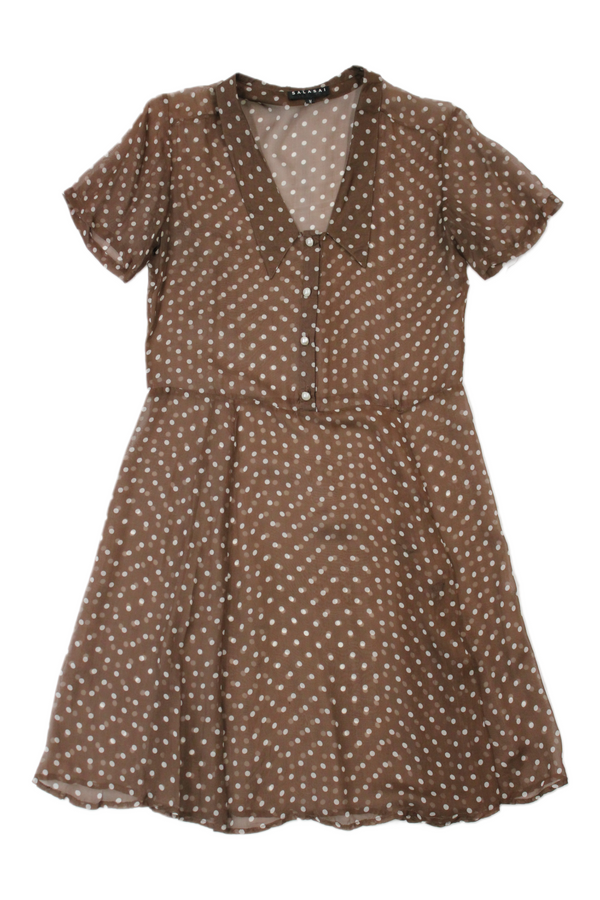 Salasai - Polka Dot Silk Dress