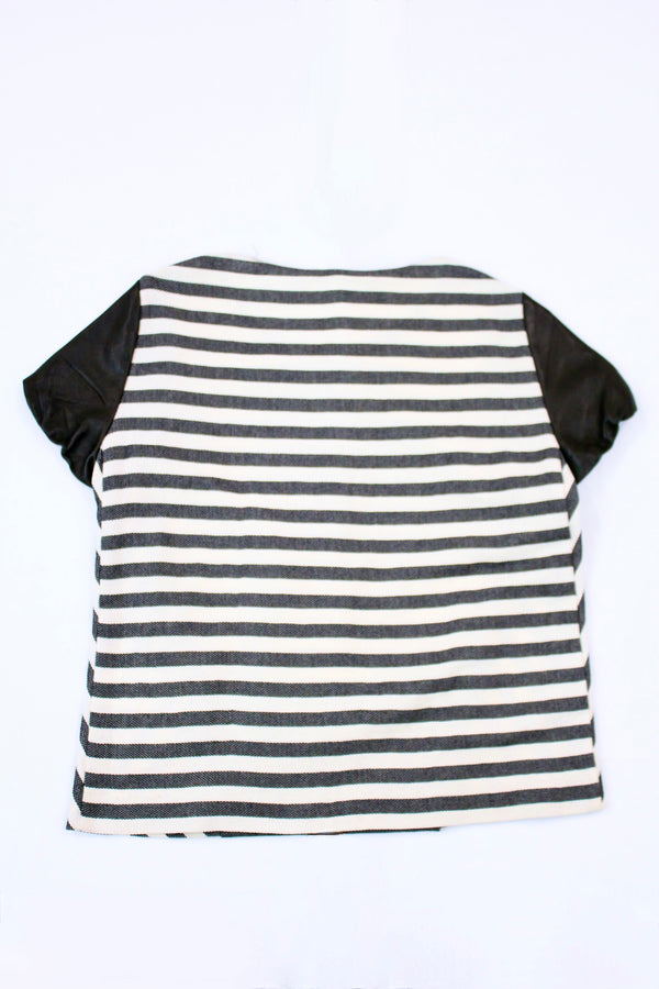 Woven Striped Top