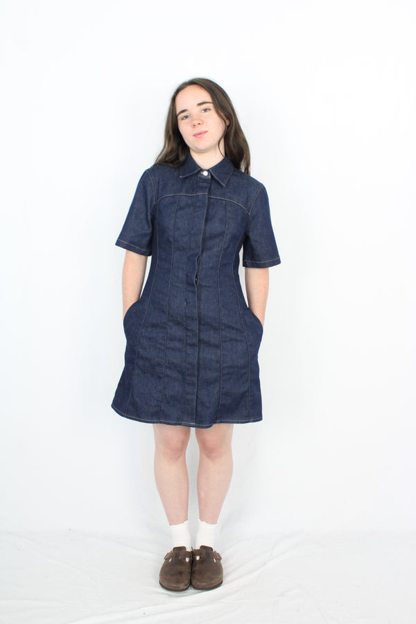 Country Road - Denim Mini Dress