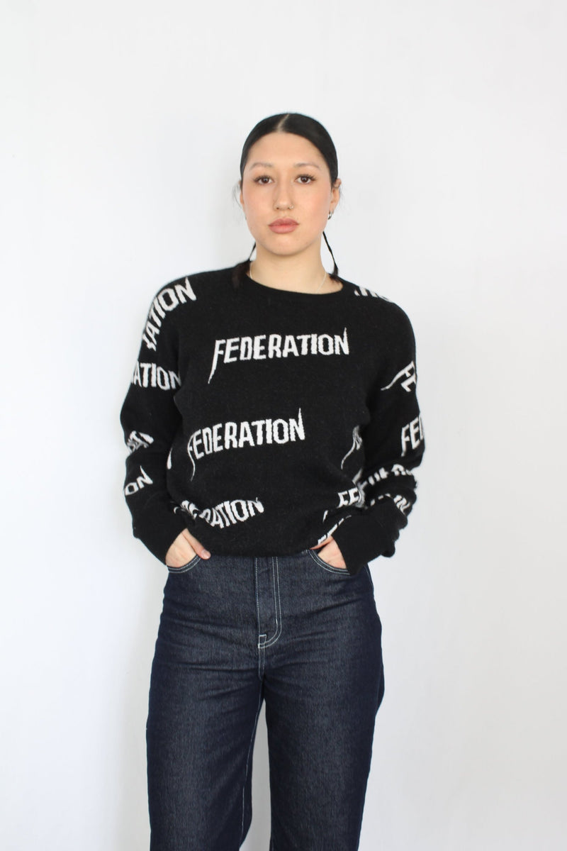 Federation - Monogram Text Jumper