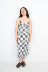 Silent Theory - Plaid Slip Dress