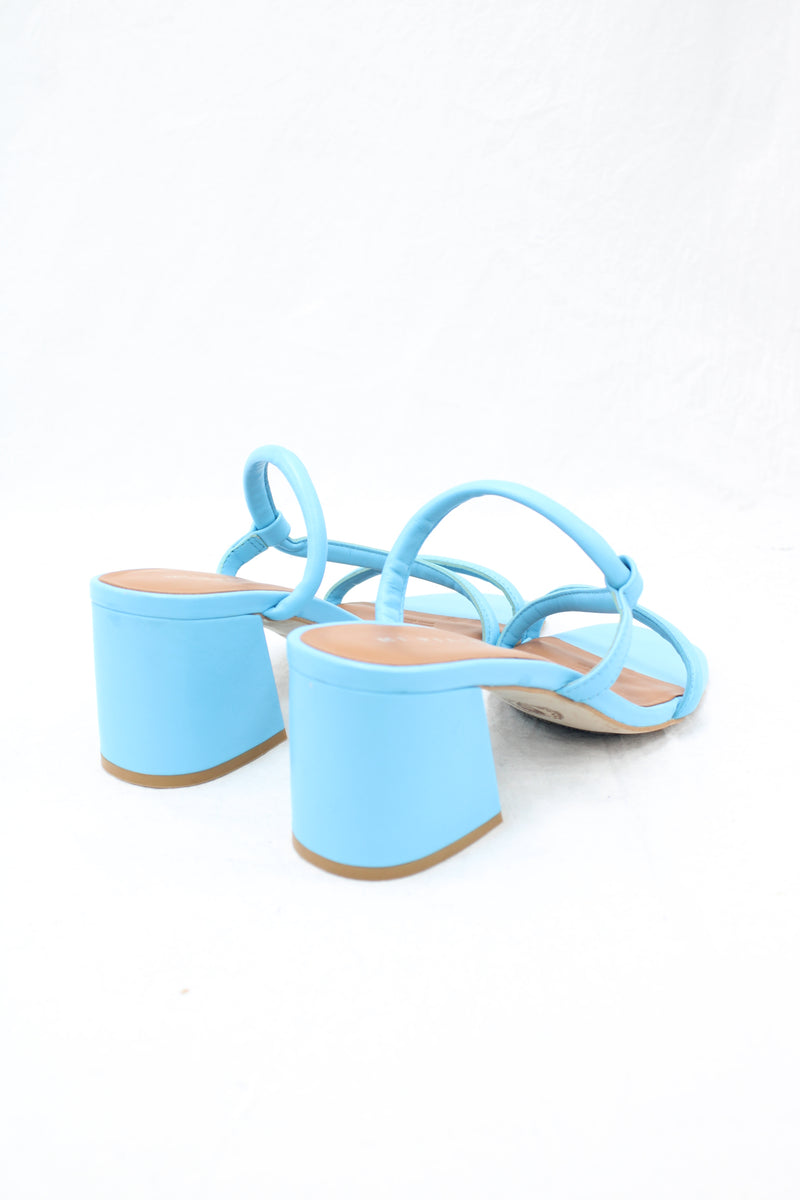 Mi Piaci - Blue Strappy Heels