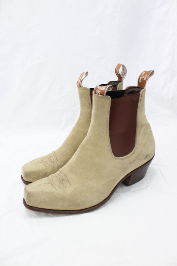 R.M. Williams - Suede Cowboy Boots