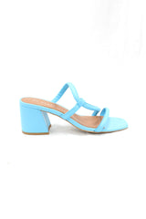 Mi Piaci - Blue Strappy Heels