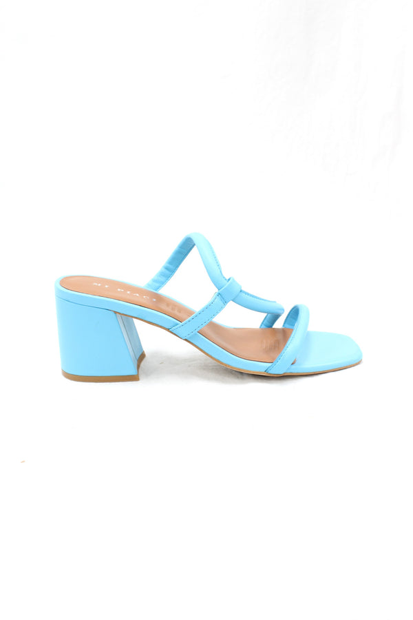 Mi Piaci - Blue Strappy Heels