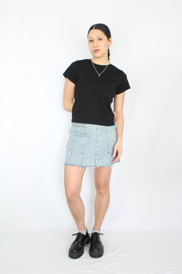 Superdown - Denim Pleat Skirt