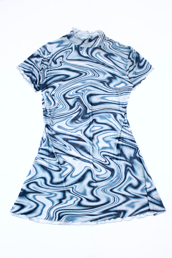 Mesh Swirl Dress