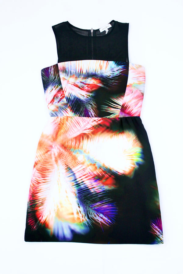 Sandro - Bold Feather Print Dress