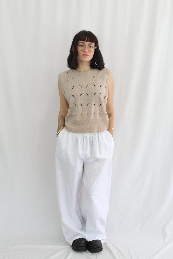 'Linen Pull On Pant' NWT