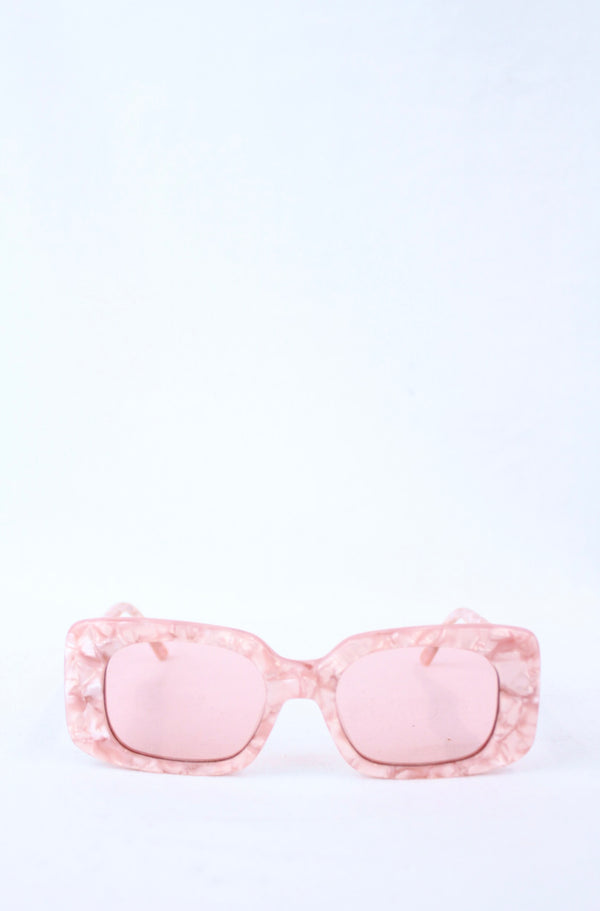 Iridescent Rectangle Sunglasses
