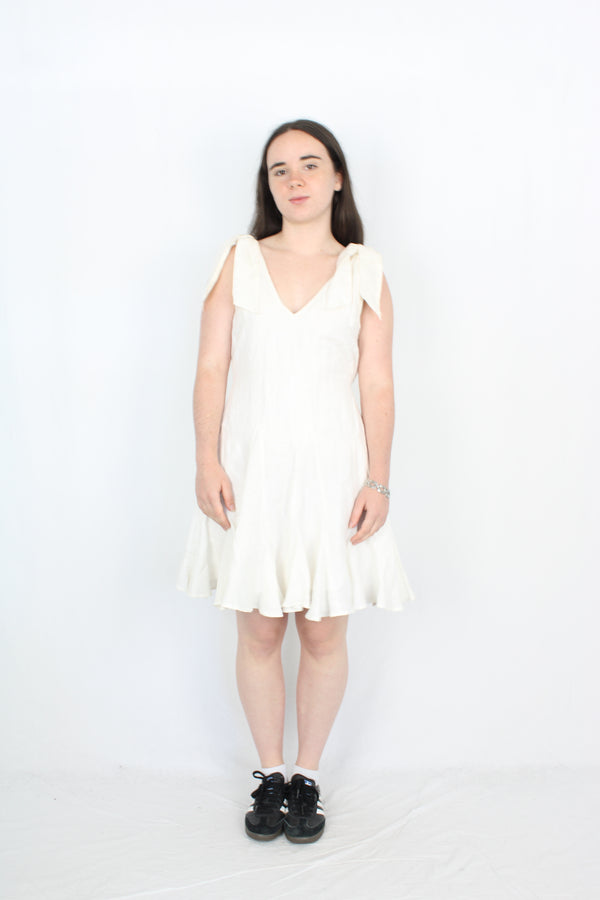 Country Road - Linen Pleat Dress