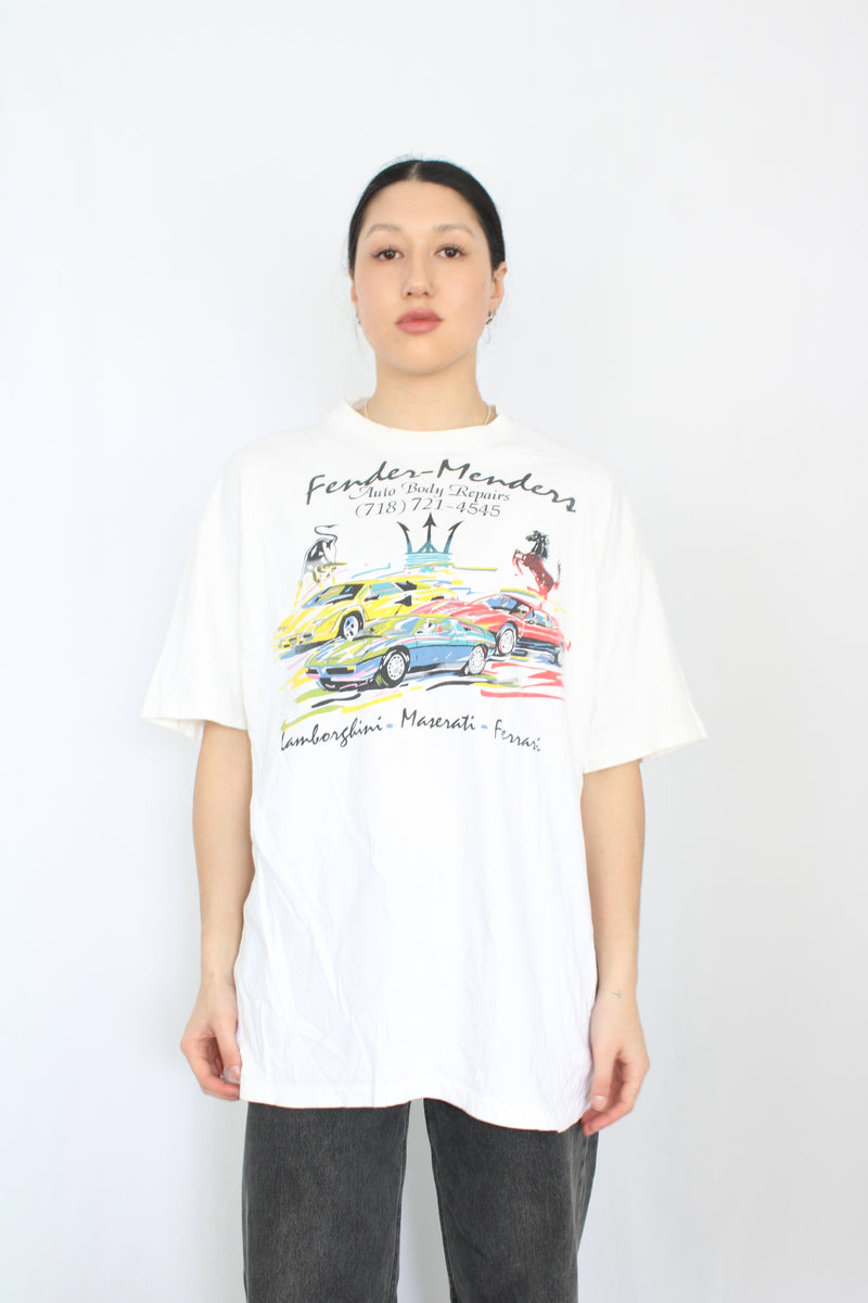 Hanes Beefy T- Vintage Auto Body Repairs Tee