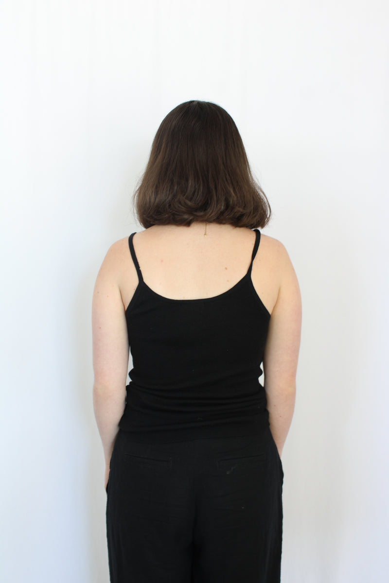 Ribbed Cashmere Singlet