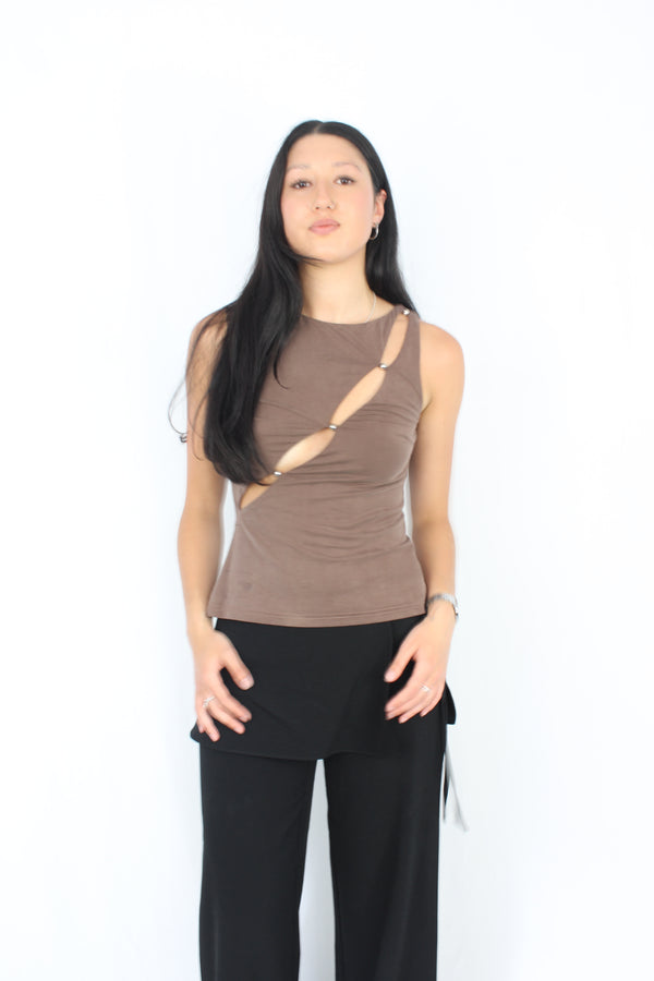 Misha - Josie Cupro Top