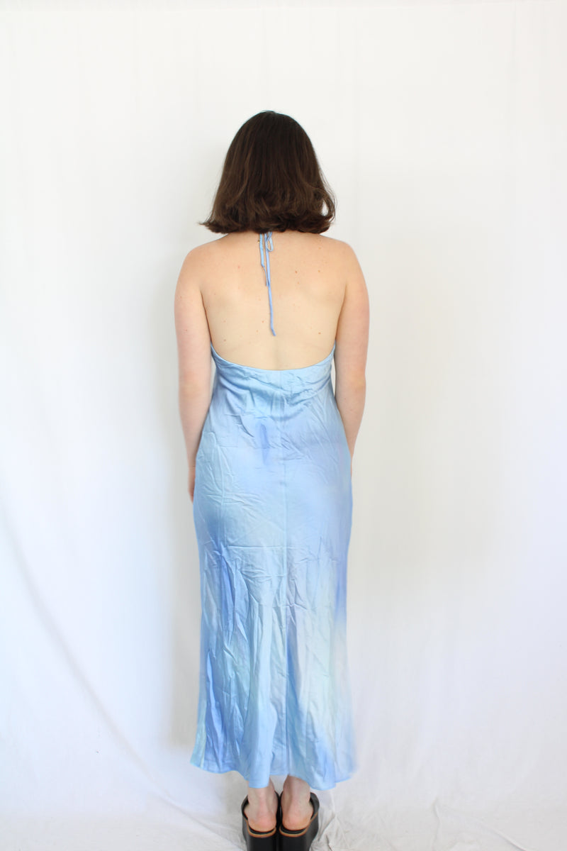 Silk Halterneck Dress