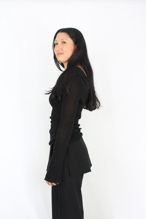 Bayse - Asymmetrical Rib Top
