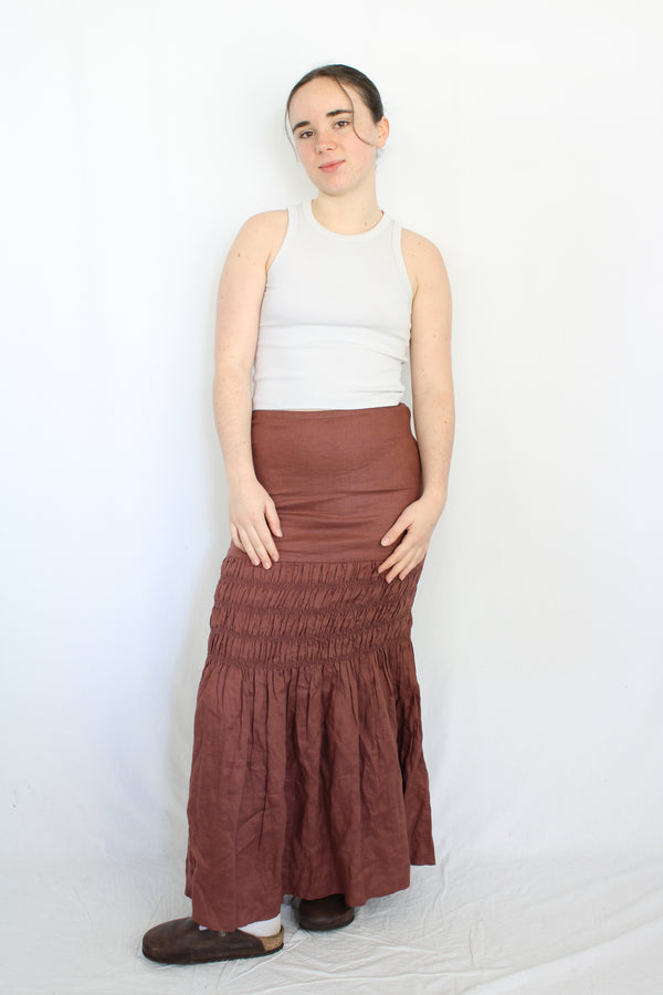Blak Luxe - Linen Maxi Skirt