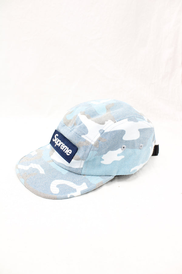 Supreme - Washed Out Camo Camp Cap