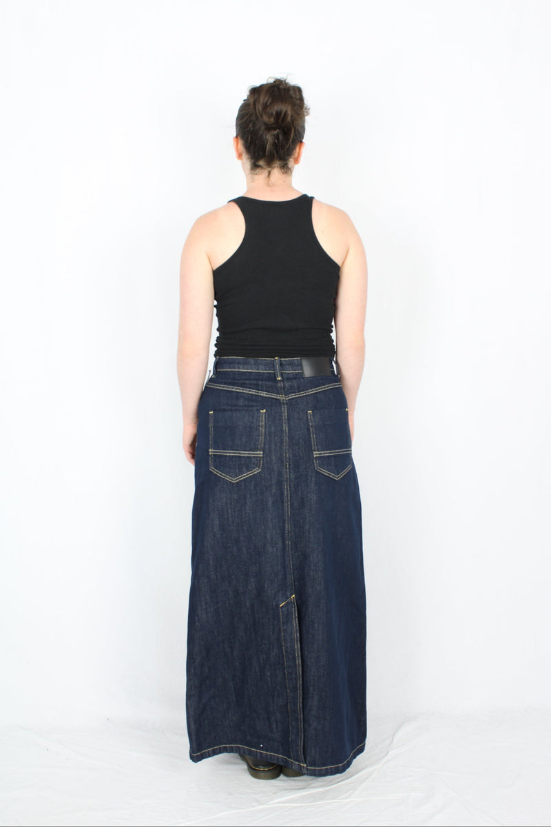 Moochi - Denim Maxi Skirt