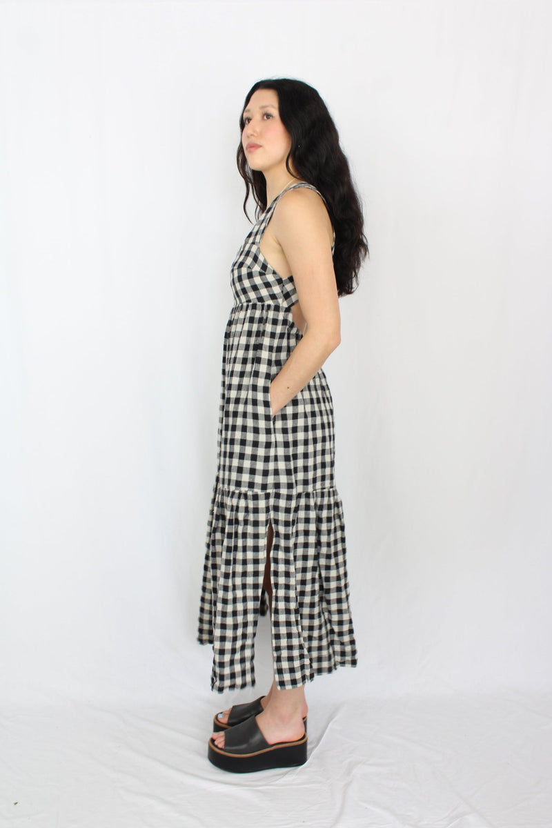 Shona Joy - Linen Gingham Dress