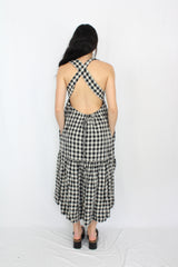 Shona Joy - Linen Gingham Dress