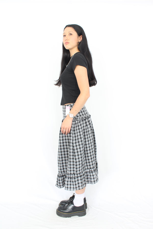 Peppermayo - Laura Plaid Midi Skirt