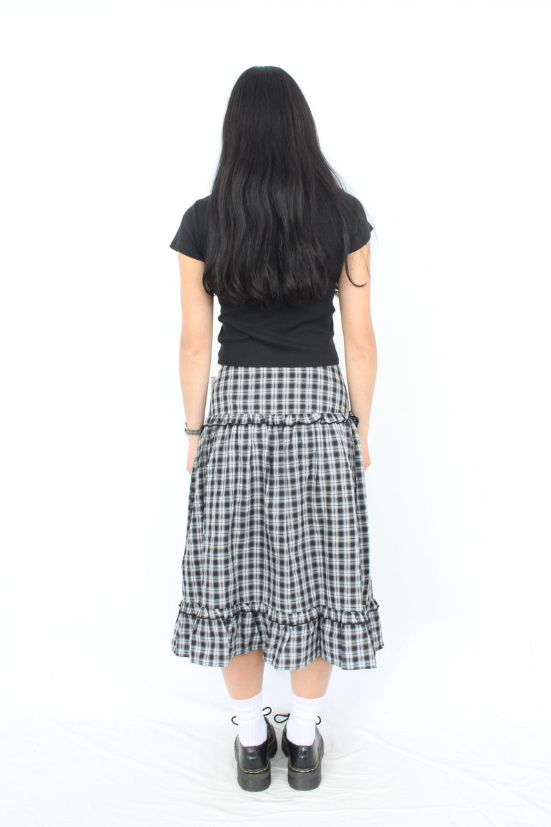 Peppermayo - Laura Plaid Midi Skirt