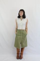 Sarah Bell - Cotton A Line Skirt