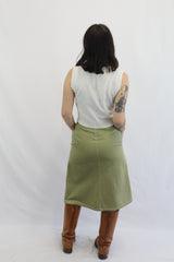 Sarah Bell - Cotton A Line Skirt