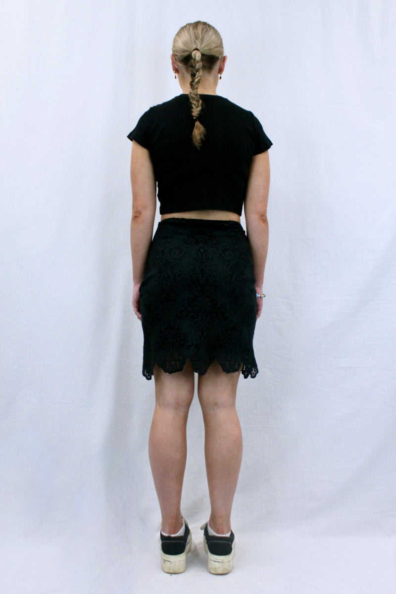 Lace Mini Skirt