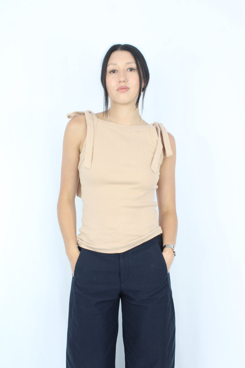 Caitlin Crisp - Beige Marsden Top