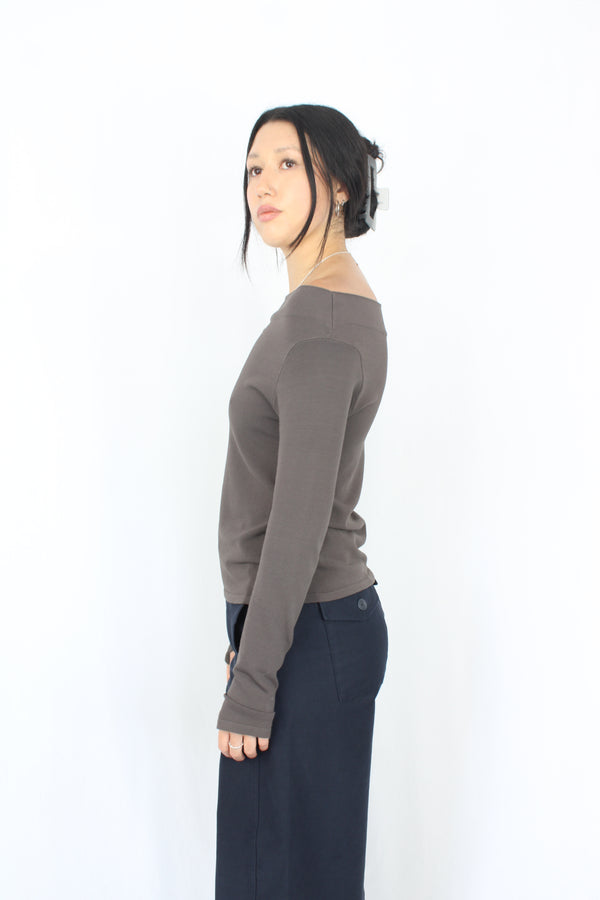 Ruby - Grey Emma Top
