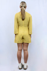 Shades of Blonde - 70's Inspired Playsuit