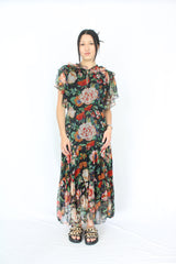 By Rosa - Flutter Floral Dress