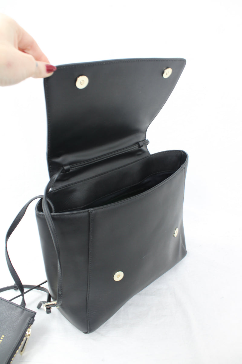 Karen Walker - Black Leather Crossbody Bag