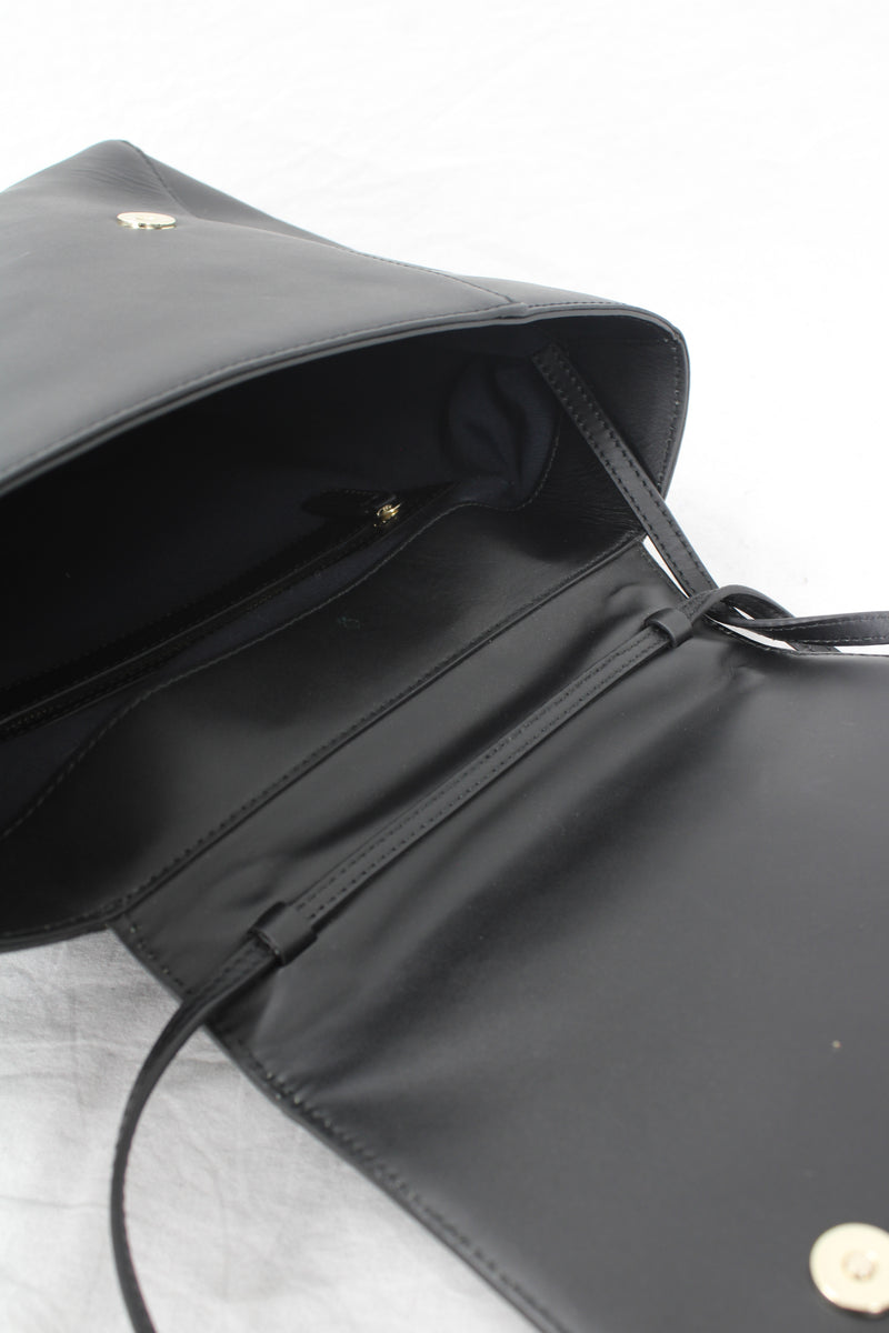 Karen Walker - Black Leather Crossbody Bag