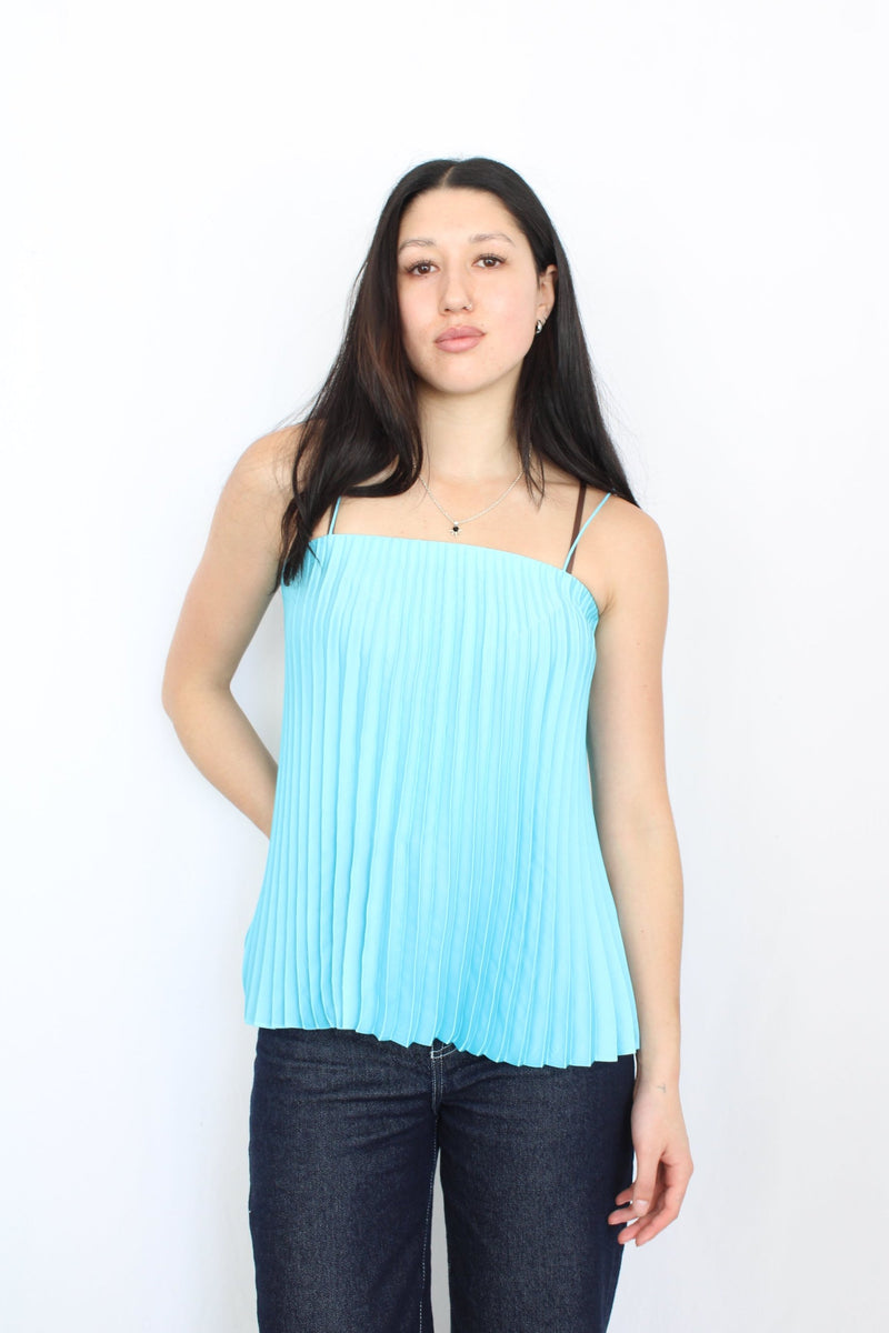 Country Road - Satin Pleat Top