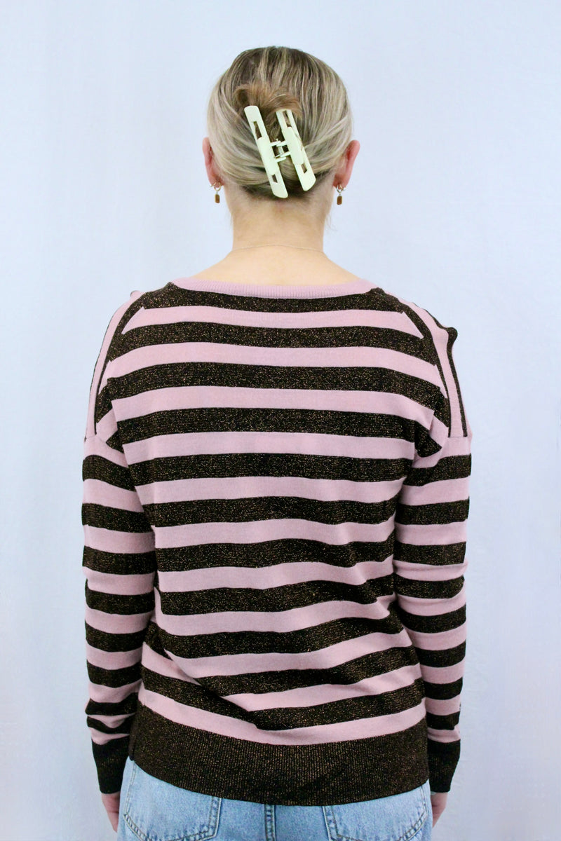 rag & bone / JEAN - Glitter Stripe Knit