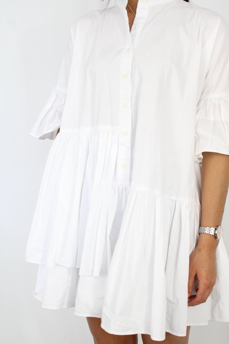 YH & Co - Gathered Smock Dress